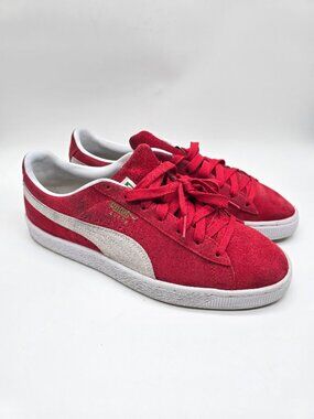Puma Suede Classic Red Sneakers Mens 10.5